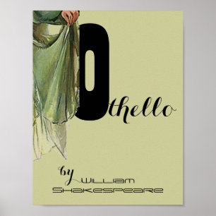 Theaterstück Poster Othello William Shakespeare