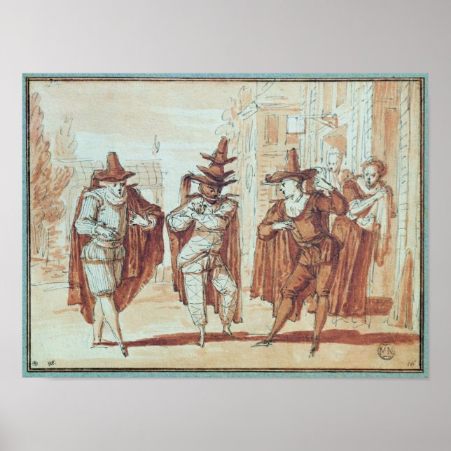 Theaterszene Poster (Vorne)