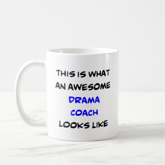 Theatertrainer, phantastisch kaffeetasse (Links)