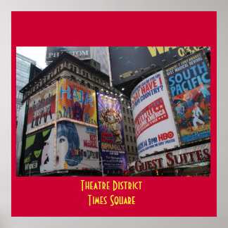 Theaterviertel - Times Square Poster