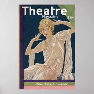 Theaterzeitschrift Oktober 1930 Poster
