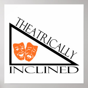 theatralisch eingefasst poster