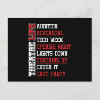 Theatre Life Theater Actor Actress Stage Gift