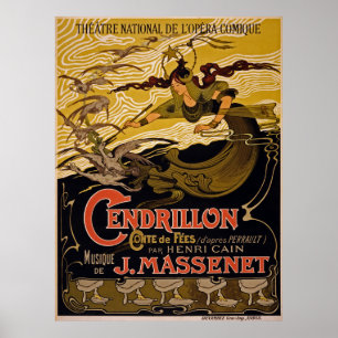 Theatre National De L'Opera-Comique ~ Cendrillon Poster