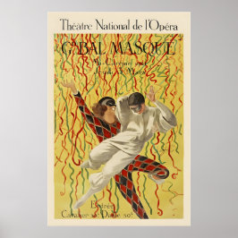 Theatre National de l'Opera Grand Masquerade Ball Poster
