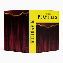 Theatrical Playbills Mini Binder