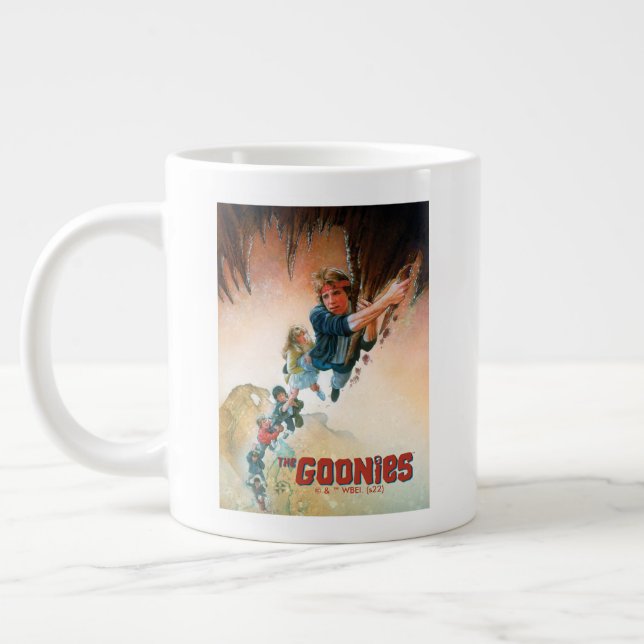Theatrische Kunst in der Goonies Höhle Jumbo-Tasse (Links)