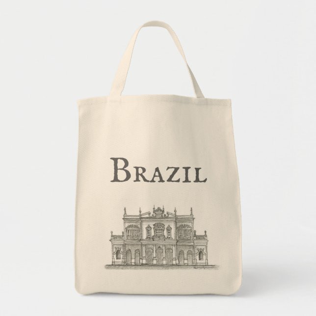 Theatro José de Alencar, Fortaleza, Brasilien Tragetasche (Vorne)