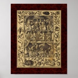 Theatrum Chemicum: Alchemy Illustration 1652 Poster