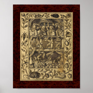 Theatrum Chemicum: Alchemy Illustration 1652 Poster