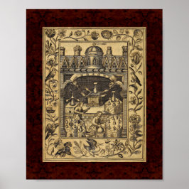 Theatrum Chemicum: Alchemy Illustration 1652 Poster