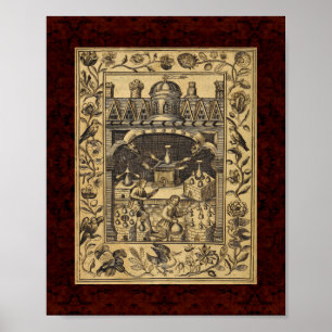Theatrum Chemicum: Alchemy Illustration 1652 Poster