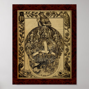 Theatrum Chemicum: Alchimie-Illustration 1652 Poster