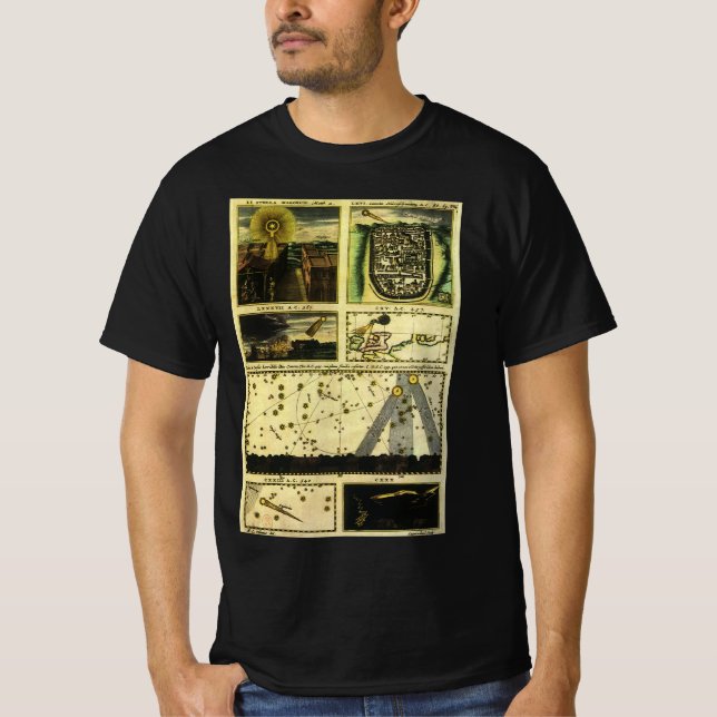 Theatrum Cometicum Comets von Stanislaw Lubienieck T-Shirt (Vorderseite)