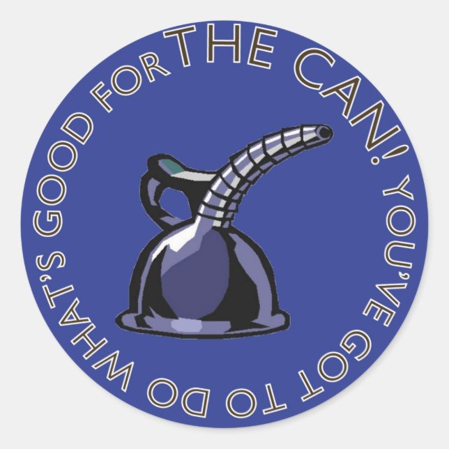 Thecan3 Runder Aufkleber (Vorderseite)