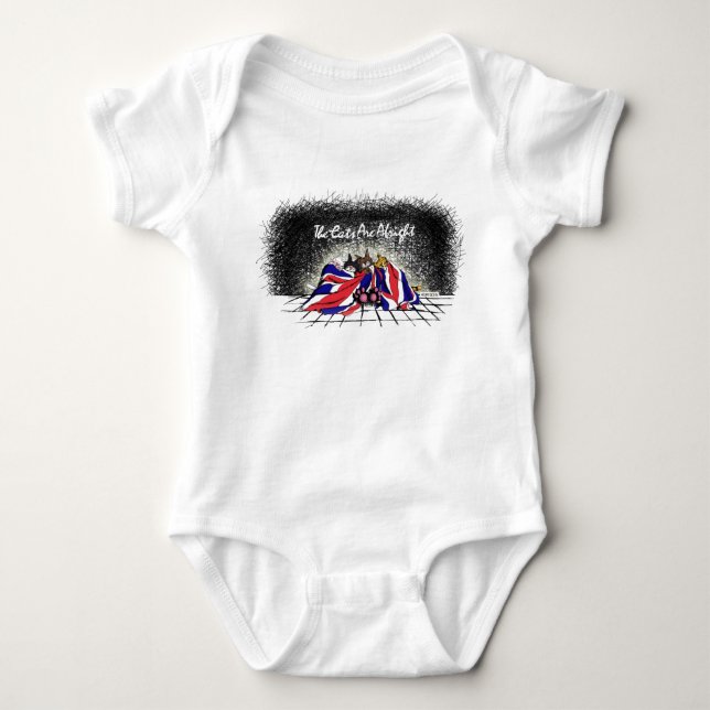 TheCatsAreAlright Baby Strampler (Vorderseite)