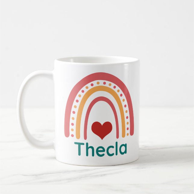 Thecla Vintag Boho Rainbow Kaffeetasse (Links)