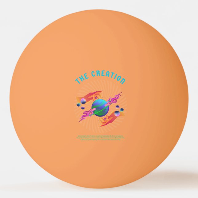 #TheCreationPingPongBall Tischtennisball (Rückseite)