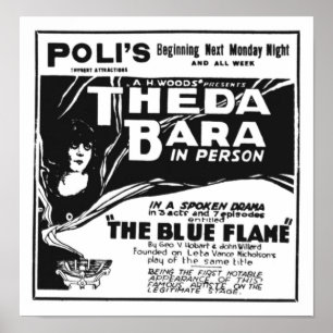 Theda Bara 1920 Poster persönliches Erscheinungsbi