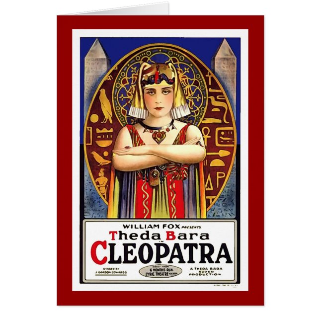 Theda Bara als Cleopatra Vintag Movie (Vorne)