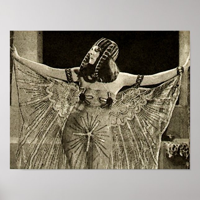 Theda Bara als Cleopatra Vintag Movie Poster (Vorne)