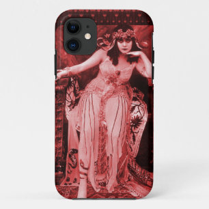 Theda Bara Kleopatra iPhone 5 Fall-rotes Schwarzes Case-Mate iPhone Hülle