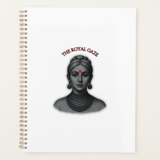 Thee Royal Gaze - Indian Queen Line Art Planer