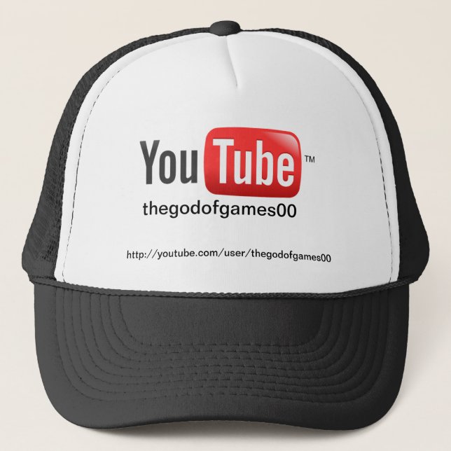 thegodofgames00 - Offizieller Hut Truckerkappe (Vorderseite)