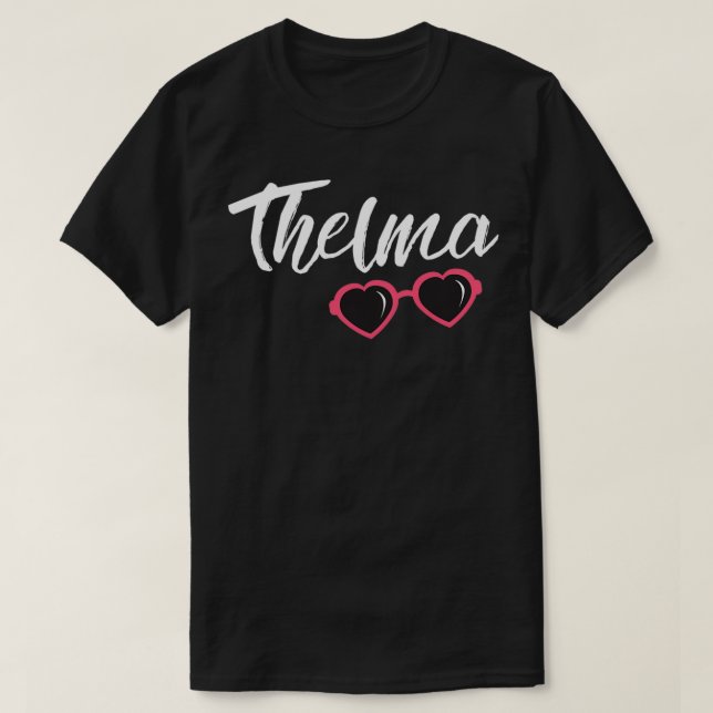 Thelma  Pink Glasses Cute Matching Best Friends  T-Shirt (Design vorne)