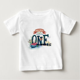 Thema 1. Geburtstag Party Baby T-shirt