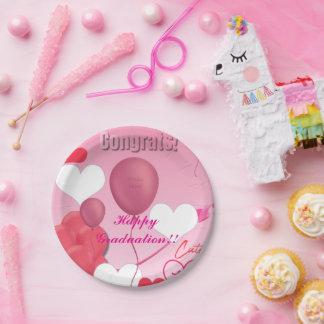 Thema Abschluss Pappteller