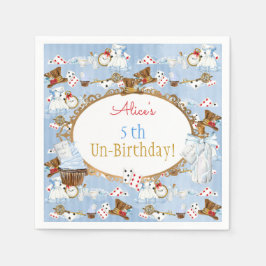 Thema Alice im Wunderland Serviette