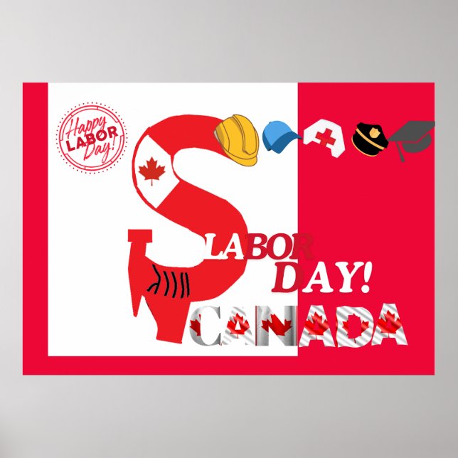 Thema am Arbeitstag Kanada Poster (Vorne)
