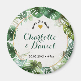 Thema Aquarelldruck | Hochzeit | SAVE THE DATE Magnet