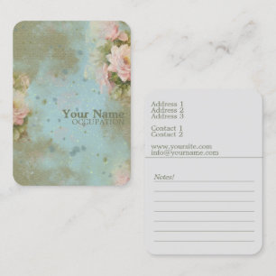 Thema Blume - Visitenkarte