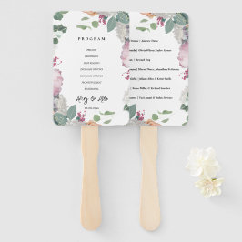 Thema Blumenhochzeit Fächer