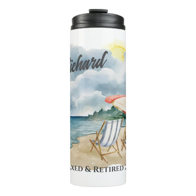 Thema des Ruhestandsvorsitzes Thermosbecher (Vorderseite)