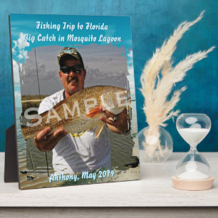 Thema Fischerei Lagoon Sky Stehendes Foto Rahmen