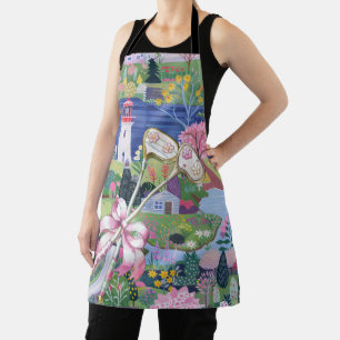 Thema Golf mit Golfclub Schürze