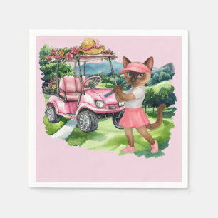 Thema "Golf Woman" für LADY TOURNAMENT Serviette