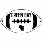 Thema "Green Bay Football" Freistehende Fotoskulptur<br><div class="desc">Thema "Green Bay Football"</div>