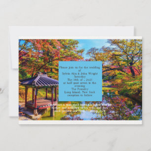 Thema Hochzeit in Urlaubsort  Einladung