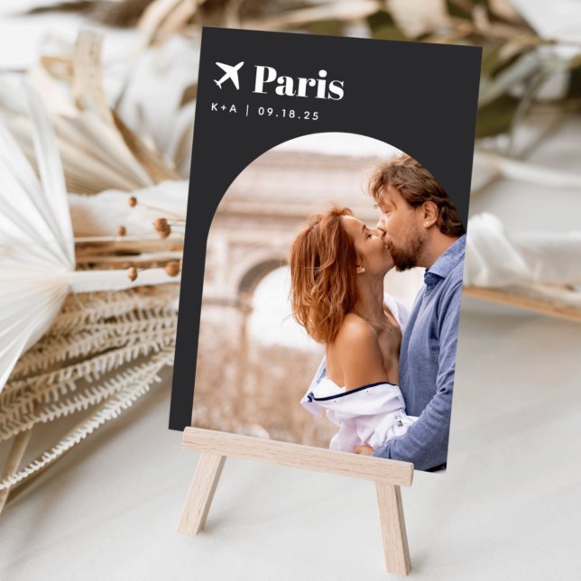 Thema Hochzeit Zielort Foto & Name Tischnummer (Von Creator hochgeladen)