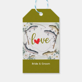 Thema Hochzeitsfeiern für Angelfreunde Geschenkanhänger