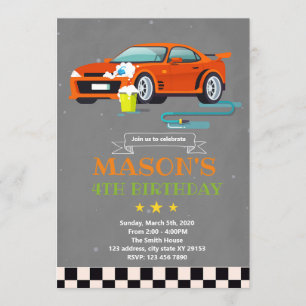 Thema Kinderwäsche Geburtstagsthema Einladung