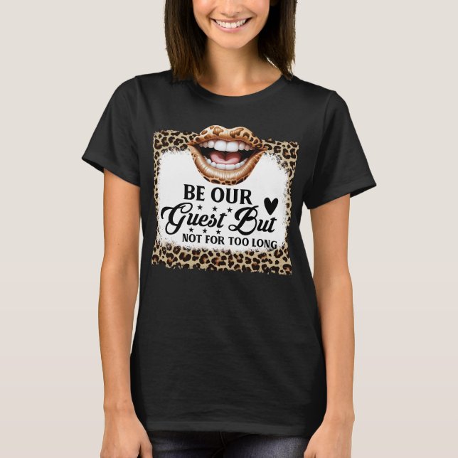 Thema Leopard für Gäste T-Shirt (Vorderseite)