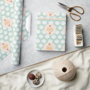 Thema "Muschel" des Party "Küstenstrand" Geschenkpapier