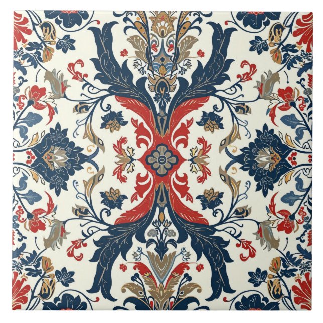 Thema niedliches Kulturerbe Fliese (Vorderseite)