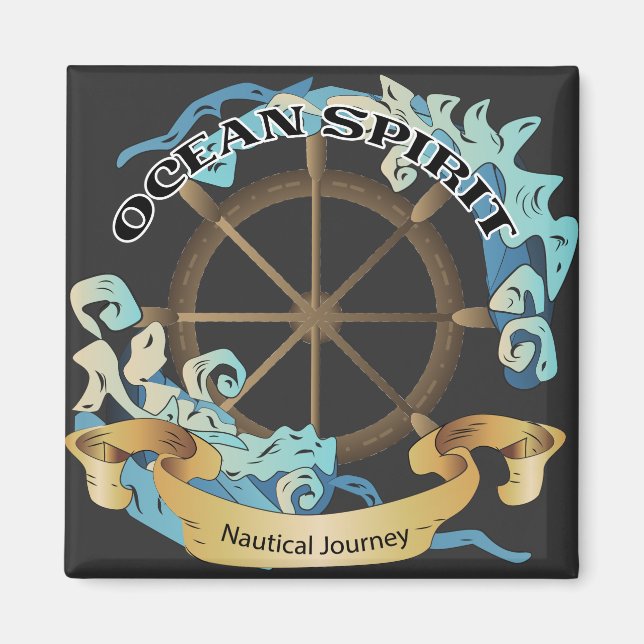 Thema "Ocean Spirit Nautic Journey" Magnet (Vorne)