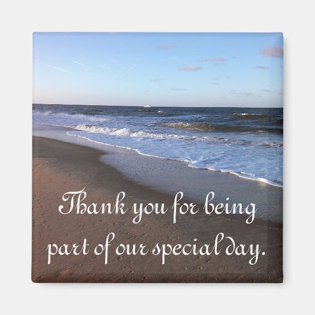 Thema "Ozean und Strand" Magnet (Vorne)